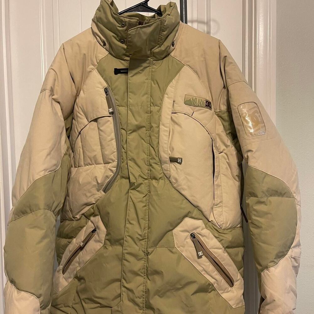 Dc-shoes Men's Tan and Cream Coat